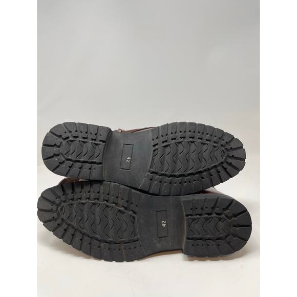 Mens Cotton Fashion Trend Contrast Color Pointed Martin Boots High Top Men's 8.5 - Picture 9 of 9